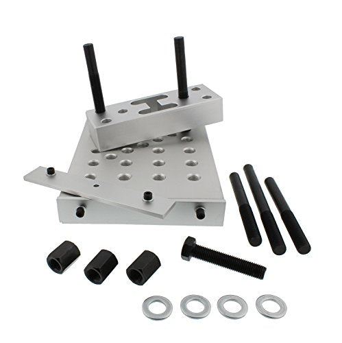 ABN Universal Drill Press Support Block Plate Tool Set Kit, 30 Ton – Bearing and Bushing Repair Removal Installation