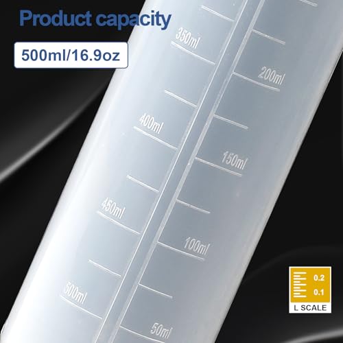 500ml Fluid Extractor & Manual Automotive Fluid Extractor Pump Oil Syringe with Suction Hose and Extension Tubes for Efficient Oil Change, Fuel Transfer Fluid Syringe (500ml) - size: 500ml