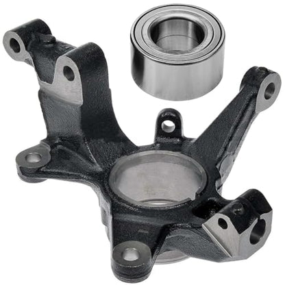 Detroit Axle - 2pc Front Right Knuckle Kit for 2007-2012 Mazda CX-7 2007-2015 CX-9, 2008 2009 2010 2011 Passenger Side Steering Knuckle Wheel Bearing Replacement - size: 2UW471911/Kit