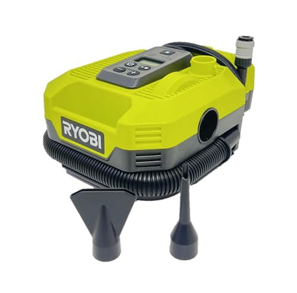 Ryobi 18V ONE+ DUAL FUNCTION DIGITAL Inflator/Deflator, PCL031B | Battery and Charger Sold Separately