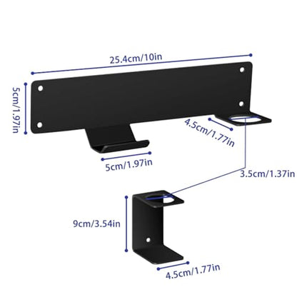 Floor Jack Stand Wall Mount Rack Organizer, Car Hydraulic Trolley Jack Stand Holder Storage Brackets for Tower Racing Trailer Accessories Tool 1 Set (1)