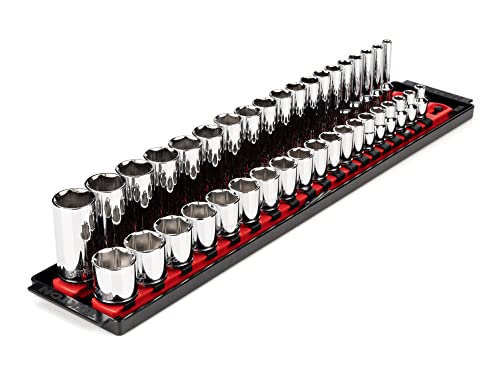 TEKTON 3/8 Inch Drive 6-Point Socket Set, 38-Piece | SHD91211 - size: 38-Piece (1/4-15/16 in.), style: Standard