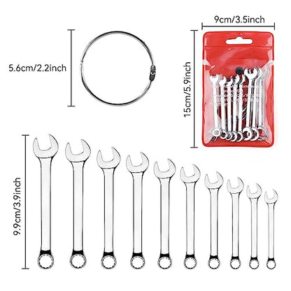 Mini Wrench Set Open End Wrench Combination Wrench Small Wrench Set, Metric and SAE (SAE) - style: SAE