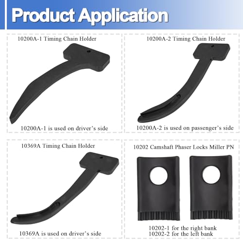 3.6L Camshaft Phaser Timing Chain Lock Tool Kit Replace 10200A 10202 10369A Compatible with Chrysler Dodge Ram 3.6L Pentastar Engines