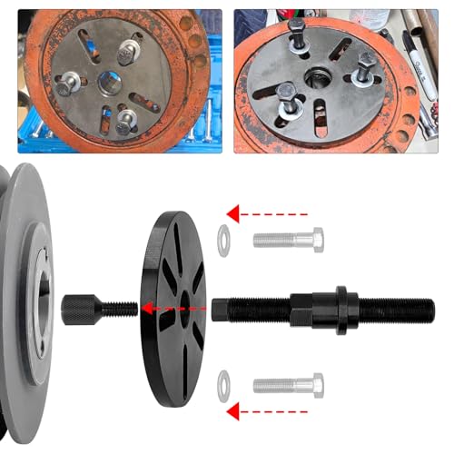 Harmonic Balancer Puller Removal and Install Tool Kit Flywheel Remover Crankshaft Pulley Removal Steering Wheel Pulling Set