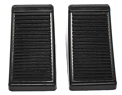 MaxxHaul 50011 Heavy-Duty Rubber Wheel Chocks with Eyebolt, Anti-Slip Design for Trailers, RVs, and Trucks (6.5" x 3.75" x 4") - 2 Pack - size: MaxxHaul 50011- 6-1/2" x 3-3/4" x 4"