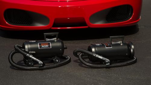 METROVAC Vac N Blo VNB4AFBR - 4.0 Peak HP Car Vacuum & Blower, All-Steel Construction, Versatile Automotive Detailing Tool with Attachments, MagicAir Inflator Included - style: Wall Mount Kit + Extra hose