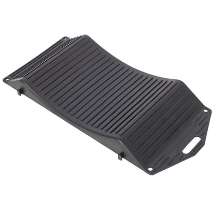 Tire Saver Ramps for Flat Spot and Flat Tire Prevention, 4-Pack Car Wheel Chocks Car Tire Ramps with Anti-Slip Interlocking Pads for Long-Term Vehicle Storage, Fits Cars, RVs and Trucks, Black