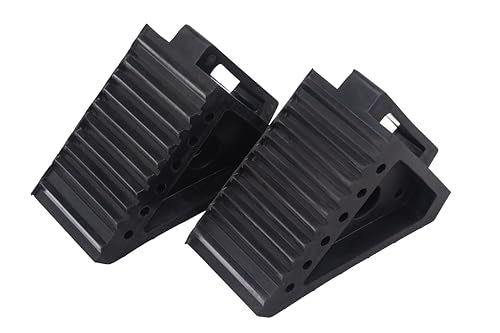 A20014 Arcan Solid Rubber Wheel Chocks