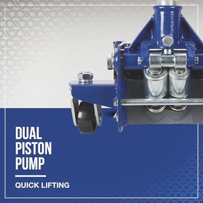 Strongway Professional Service Floor Jack, 3-Ton Capacity | Controlled lifting and positioning, Professional garage use, Stable service support, Durable steel construction - style: Normal