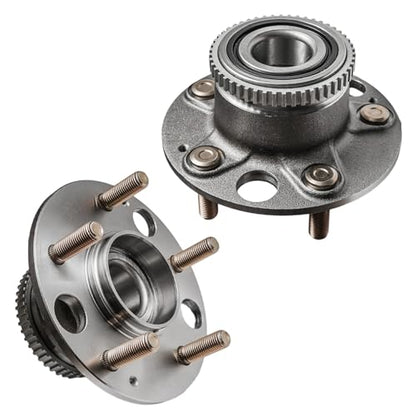 Detroit Axle - Rear 2pc Wheel Bearing Hubs for 96-01 Acura RL, 98 Honda Odyssey Isuzu Oasis, 2 Wheel Bearing and Hubs Assembly 1996 1997 1998 1999 2000 2001 Replacement - style: 512123 x2/Pair