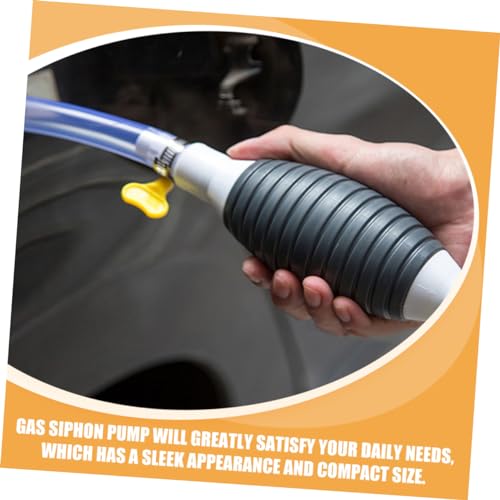 Unomor Hand Siphon Pump for Fuel Transfer Manual Siphon Pump Kit Hose Portable Liquid Sucker for Automotive and Water Use