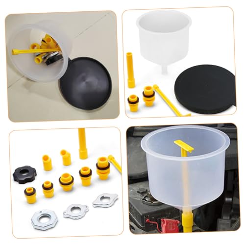 Spill Coolant Filling Funnel Kit for Radiator Bleeding Essential Tool for Antifreeze and Coolant Transfer Automotive Maintenance