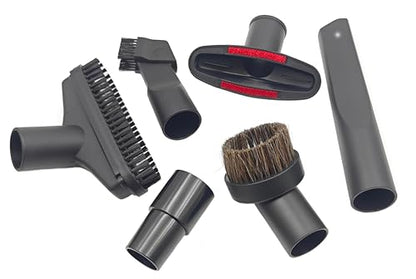 Vacuum Attachments Brush Kit, 1-1/4 inch & 1-3/8 inch, 6pcs | 32mm & 35mm, Vacuum Cleaner Accessories, Fits Vacuum Cleaner