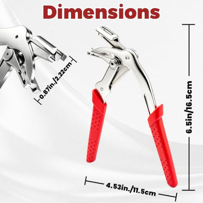 Car Clip Pliers, Professional Panel Clip Removal Tool, Clip Removal Pliers for Automotive Push Pin & Door Trim, Door Panels Disassembly Without Damage