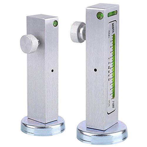 Adjustable Magnetic Gauge Tool Camber Alignment Tool Strut Wheel Alignment Tool for Truck Car RV Tire Repair(1pcs)