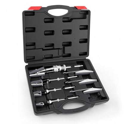 7PCS Cylinder Hone Tool Set, Adjustable Engine Cylinder Honing Grinding Tool for 3/4" to 7" Cylinders, Engine Piston Servicing Tools with 1-1/8", 3", 4" Replacement Honing Stones 220 Grit - size: 7pc Set