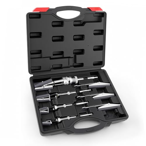 7PCS Cylinder Hone Tool Set, Adjustable Engine Cylinder Honing Grinding Tool for 3/4" to 7" Cylinders, Engine Piston Servicing Tools with 1-1/8", 3", 4" Replacement Honing Stones 220 Grit - size: 7pc Set