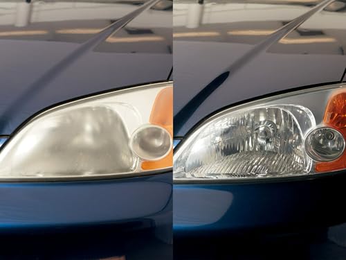 3M Auto Restore and Protect Headlight Restoration Kit, Use On Plastic Lenses, Headlights, Taillight, Fog Lights and More, Includes Sanding Discs, Headlight Clear Coat Wipes, Foam Pad and Glove (39194) - size: 1 Kit