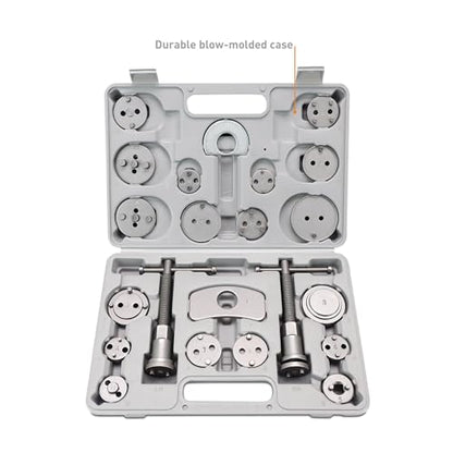 Mishimoto Brake Caliper Piston Wind Back Tool Set, Universal Compatability, 22-Piece Kit