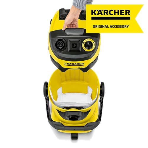 Kärcher Filter Fleece Bags 4 Pack, Compatible with Karcher Wet Dry Vacuum Cleaner Models WD 4, WD 5, WD 5/P, WD 6 - style: Filter Bags for WD 4, WD 5, WD6