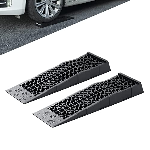 Ramps Low Profile Plastic Car Service Ramps 3 Ton Truck Vehicle - 2 Pack - size: 3 Ton