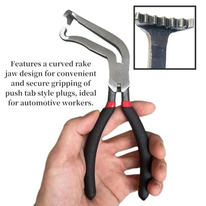 Electrical Disconnect Pliers,Electrical Connector Separator Tool,Automotive Electrical Plug Connector Disconnect Tool,Fuel Line Pliers Disconnect Repair Tools (4PCS) - style: 4PCS