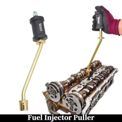 Fuel Injector Remover Tool, Compatible with Land Rover 5.0 Jaguar 3.0, Replace 310-197, with Gloves - size: 310-197