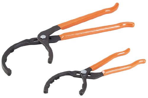 OTC 4562 Heavy-Duty Adjustable Oil Filter Pliers, 2-1/4" to 7", 2 Piece Set
