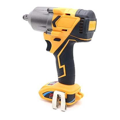 500 ft-lbs maximum torque, 20V 1/2 inch cordless impact wrench-brushless, 4-speed adjustment, automatic start and stop.(Host only/Without battery). - size: 1/2 600Nm