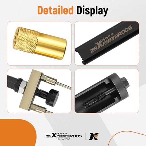 maXpeedingrods Fuel Injector Puller Removal Installer Kit, Injector Seal Install Tool for VW Audi 1.2 1.4 1.6 1.8 2.0 2.7 3.0 3.2 3.6 V6 4.2 V8 FSI TSI TFSI Petrol Diesel, for Volkswagen TDi 4 Cyl - style: for VW
