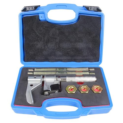 Universal Outside Thread Chaser Repair Tool for 1” to 5-1/4” O.D. (25~135mm) with Standard Thread 6pcs Dies Set,2pcs External & INTERNALTHREAD Restoring File Set,3pcs Die Nut. - style: tool with 6 die,2 thread files,3 die nut