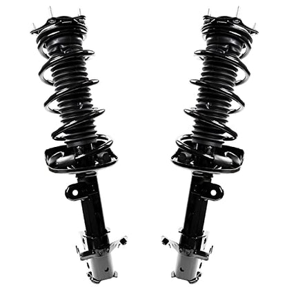 Detroit Axle - Front Struts & Coil Springs Rear Shock Absorbers Sway Bar Links Replacement for 2007-2012 Acura RDX - 6pc Set - size: 6AQS47354/Shock Kit