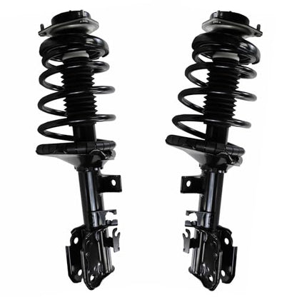 Detroit Axle - AWD Front Struts for 2002 2003 2004 Nissan Pathfinder Complete Struts with Coil Spring Assembly Replacement - size: 171441_171442/PAIR