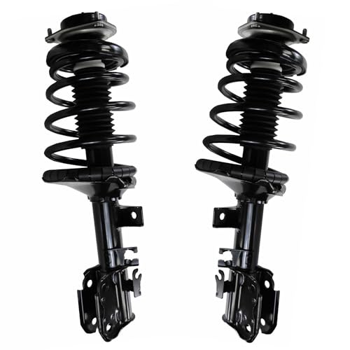 Detroit Axle - AWD Front Struts for 2002 2003 2004 Nissan Pathfinder Complete Struts with Coil Spring Assembly Replacement - size: 171441_171442/PAIR