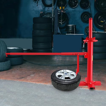 Portable Manual Tire Changer, Heavy Duty Bead Breaker & Wheel Mount Demount Tool, Fits 8" to 21" Tires for Cars, Trucks, Motorcycles