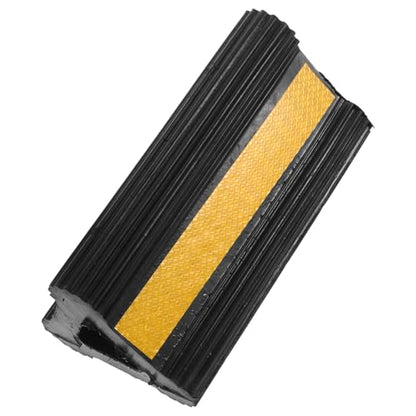 BETOOKY Heavy-Duty Rubber Wheel Chocks with Rope Handle 210x115x105mm Non-Slip Vehicle Blocks for Cars Trucks Trailers Rvs Stabilizer Tire Stops for Automotive Use