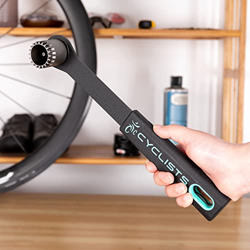 Bike Crank Puller & Bottom Bracket Removal Tool - Bike Tools with Long Handle - Crank Remover, Bottom Bracket Tool, Professional Bicycle Repair Kit - style: CT-B03+CT-T03