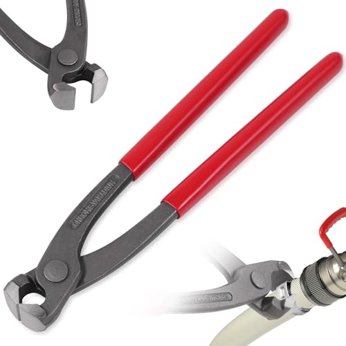 9" Ear Clamp Plier Carbon Steel Hose Pinch Clamp Tool for Fit/Remove