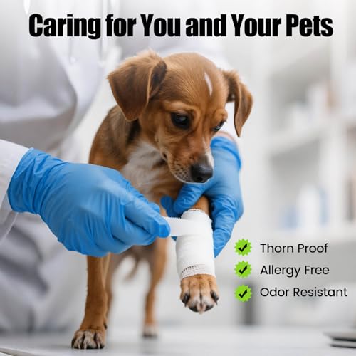 TREEGO Blue Nitrile Gloves, Medium, 6 Mil Medical Exam Gloves, 1000 Count | Powder Free, Latex Free, 510(k) Cleared, Ideal for Clinics, Healthcare, Veterinary & Food Service - color: 1000 Blue, size: Medium