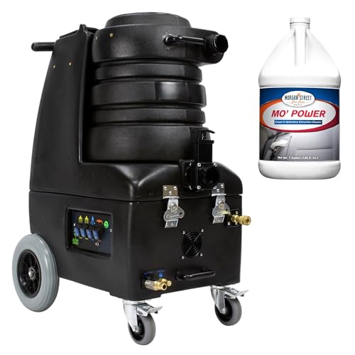 Mytee BZ-102LX-AUTO Breeze Portable Carpet Extractor with Auto-Fill, 220 PSI & LX Vacuum Motors + BULK Carpet Extractor Cleaner (Makes 128 Gallons) – Professional Mobile Cleaning Bundle