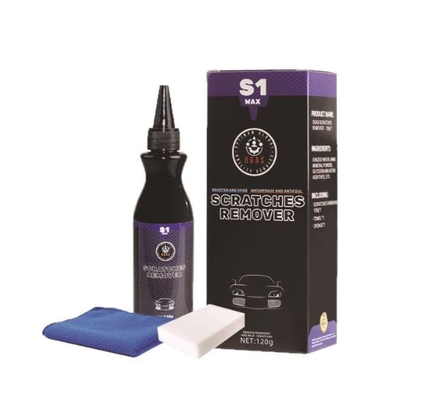 2025 New Upgraded Car Scratch Remover, Scratch and Swirl Remover for Vehicle Blemishes, Non-Toxic Paint Scratch Repair, Polishing and Waxing Kit, Suitable for All Car Models