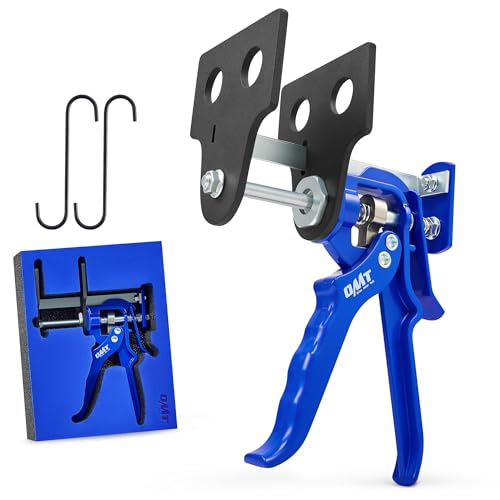 OMT Brake Caliper Piston Compressor Tool for Single Dual Quad Pad | Aluminum Alloy Steel; 377 Lb Force; Retract Pistons for Mechanics; Car and Truck Maintenance; EPE Foam Storage