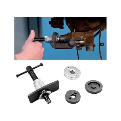 5PCS/Set Car Brake Piston Wind Back Tool, Automotive Brake Caliper Piston Rewind Kits, Vehicle Rear Right Handle Pad Wind Back Caliper Tool Replacement Set, Universal Fit - size: 5PCS