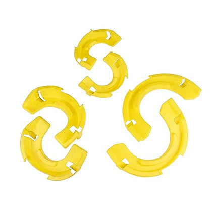 Macpherson Strut Spring Compressor Kit Interchangeable Fork Strut Coil Extractor Tool Set with Safety Guard and Carrying Case