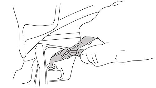 Lisle 42870 Plastic Clip Removal Pliers, 45 Degree - style: Clip Removal Pliers 45 Degree
