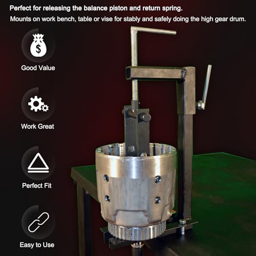 Bonbo T-0158 Universal Multifunctional Automatic Clutch Drum Spring Compressor Transmission Tool Heavy Duty Steel Alt T-0158-HD, Perfectly Compatible with Ford Chrysler GM - size: T-0158