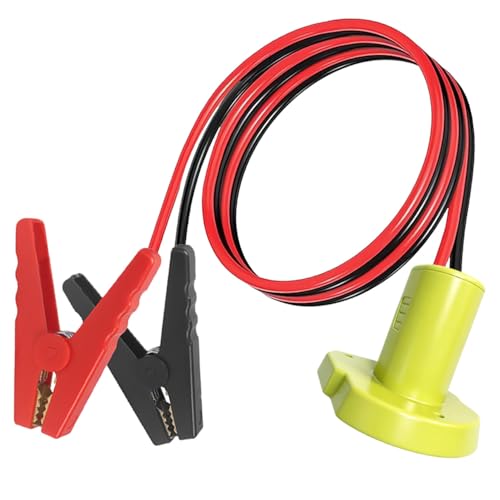 Jumper Cables Adapter Compatible with Ryo.bi 18V Batteries, Silicone Wire 8AWG 3.28FT Portable Battery Jump Starter Starting Using Tool for Car SUV Truck, Temperature Resistance 392℉(200℃) - size: 3.28FT