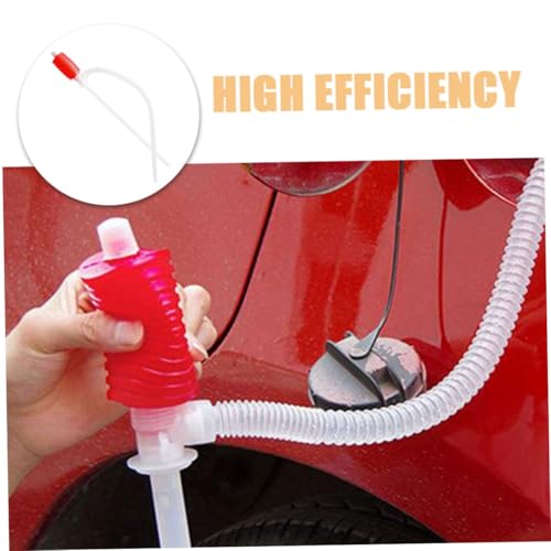 Handheld Oil Transfer Pump Kit 10-Piece Set for Diesel and Automotive Fluids Manual Siphon Hose Comfortable to Hold for Fuel Transfer
