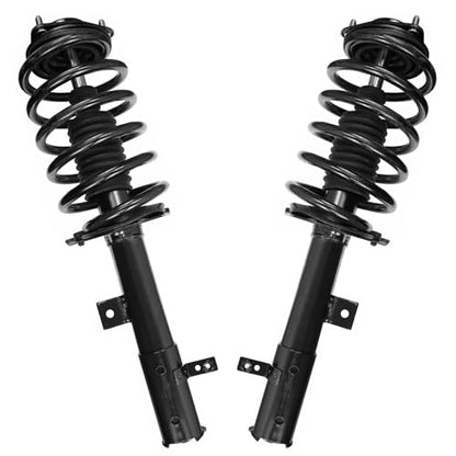 Detroit Axle - 4WD Front Struts Sway Bars for Jeep 2011-2017 Patriot 2 Struts with Coil Spring 2 Sway Bar End Links 2012 2013 2014 2015 2016 Replacement Suspension Kit - size: 4QS54397/Sway Kit